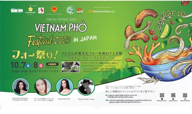 Lễ hội Phở Việt Nam sẽ tổ chức tại Tokyo, Nhật Bản